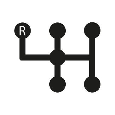 Simge vektörünü değiştir. Beyaz arka planda vardiya tabelası. Web ve uygulamalar için simge kaydır