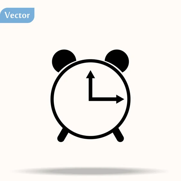 Ícone do relógio. Relógio tempo símbolo estilo plano. ícone do web site de design, logotipo, aplicativo, UI. Ilustração - Vetor. EPS 10 —  Vetores de Stock