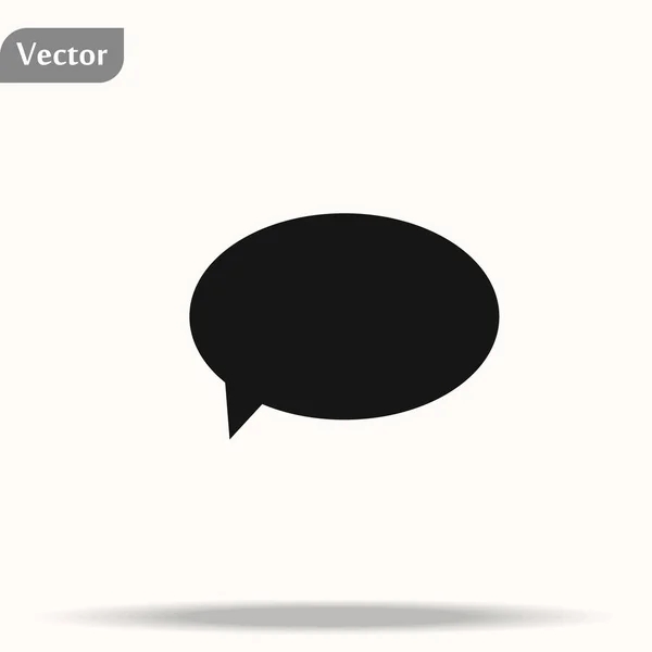 Icône Bulle Vocale Vectorielle Illustration Solide Pictogramme Isolé Sur Eps10 — Image vectorielle