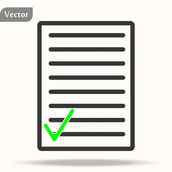 Checklist Icon Vector Logo Template Illustration Design Vektor Eps — Stockový vektor