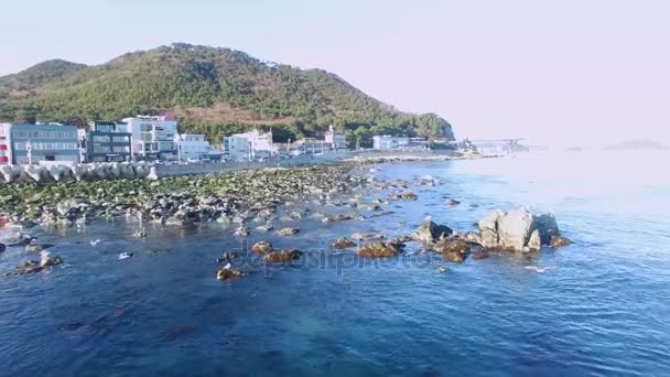 20180106 Víkend Chungsapo Portu Víkend Chungsapo Port Haeundae Jižní Korea — Stock video