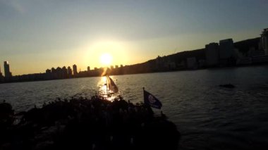 Gwangalli kaya Güney Kore bayrağı