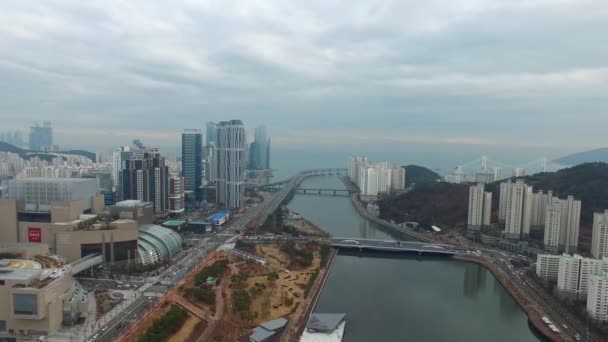 Drone Time Lapse Centum paisaje de la ciudad — Vídeo de stock