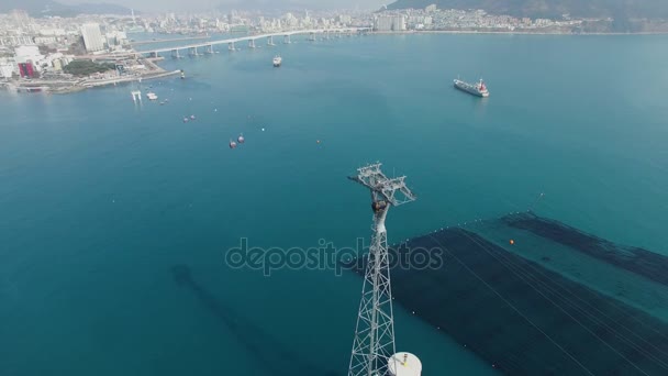 Vista Aérea Amnam Park Vista Aérea Amnam Park Cuando Jan — Vídeo de stock