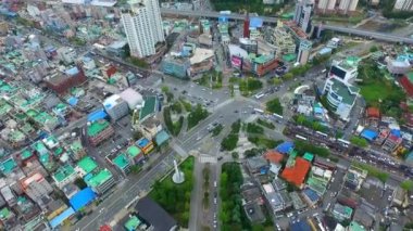 Dongrae yaz trafik / Dongrae, Busan, Güney Kore, Asya zaman Ekim-02-2016 yaz trafik