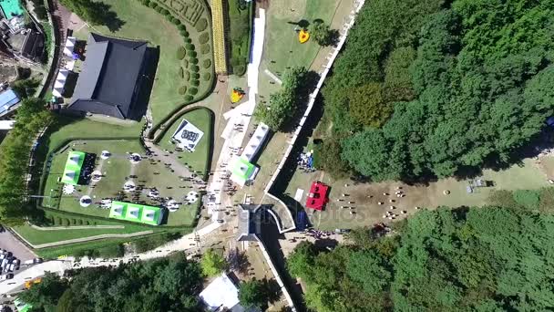 Summer of Dongrae Fortress, a traditional building / Summer of Dongrae Fortress, a traditional building, Busan, Corée du Sud, Asie quand Oct-02-2016 