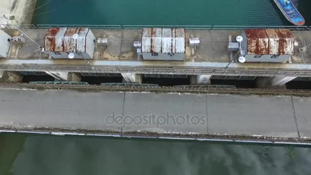 Puerta Agua Mar Goheung Puerta Agua Mar Goheung Corea Del — Vídeos de Stock