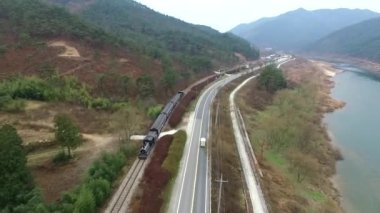 Goksung adlı klasik çalıştırmak tren demiryolu / klasik tren demiryolu Goksung, Güney Kore, Asya Aralık-07-2016 ne zaman çalıştırmak