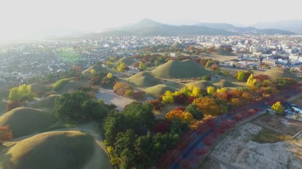 Daereungwon Est Grandes Tombes Antiques Des Rois Daereungwon Est Grandes — Video