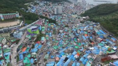 2017 sonbahar Gamcheon kültür Köyü / 2017 sonbahar Gamcheon kültür Köyü, Busan, Güney Kore, Asya zaman Ekim-17-2017