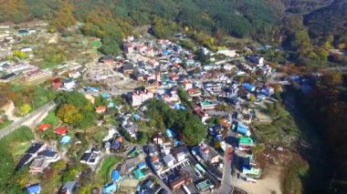 2017 sonbahar Geumjeong dağ kale Köyü / 2017 sonbahar Geumjeong dağ kale Köyü, Busan, Güney Kore, Asya zaman Kasım-08-2017