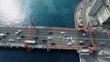 Yeongdodaegyo asma köprü, Busan, Güney Kore, Asya / Yeongdodaegyo asma köprü, Busan, Güney Kore, Asya zaman Şubat-09-2018