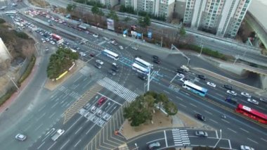 Haeundae, Busan, Güney Kore, Asya Wondong IC Rushhour / Rushhour Wondong IC Haeundae, Busan, Güney Kore, Asya zaman Şubat-13-2018.