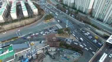 Haeundae, Busan, Güney Kore, Asya Wondong IC Rushhour / Rushhour Wondong IC Haeundae, Busan, Güney Kore, Asya zaman Şubat-13-2018.