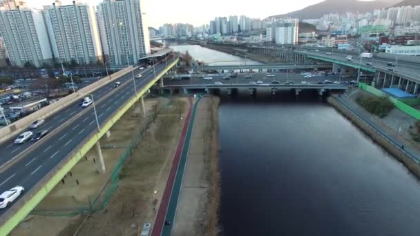 Rushhour Wondong Haeundae Busan Korea Południowa Azji Rushhour Wondong Azji — Wideo stockowe