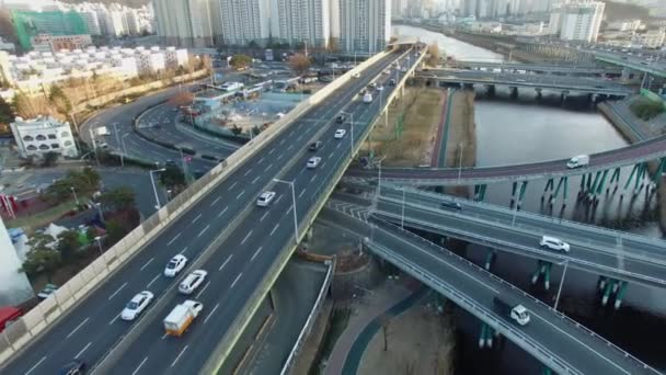 Rushhour Wondong Haeundae Busan Korea Południowa Azji Rushhour Wondong Azji — Wideo stockowe