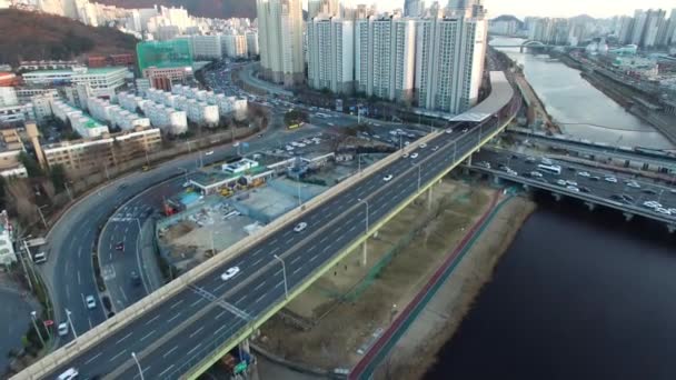 Rushhour Wondong Haeundae Busan Korea Południowa Azji Rushhour Wondong Azji — Wideo stockowe