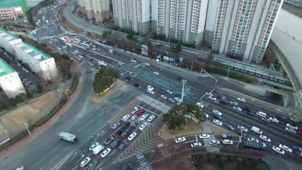 Haeundae Busan Güney Kore Asya Wondong Rushhour Rushhour Wondong Haeundae — Stok video