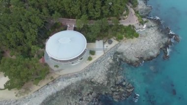 Dongbaekseom Park, Haeundae, Busan, Güney Kore, Asya / Dongbaekseom Park, Haeundae, Busan, Güney Kore, Asya zaman Şubat-18-2018