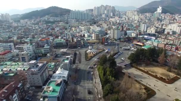 Kreuzung Busan Südkorea Asien Kreuzung Busan Südkorea Asien Wenn Februar — Stockvideo