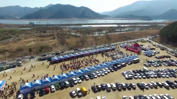 Wondong Maehwa Festival Yangsan Korea Południowa Asia Asia Wondong Maehwa — Wideo stockowe