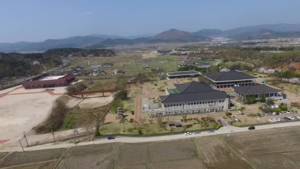 Frühling Des Gyeongju National Museum Südkorea Asien Frühling Des Gyeongju — Stockvideo