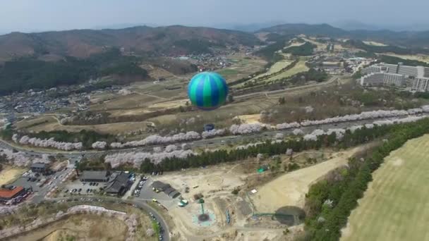 뜨거운 Ballon 아시아에서 아시아 2018에서 공원에서 뜨거운 Ballon — 비디오