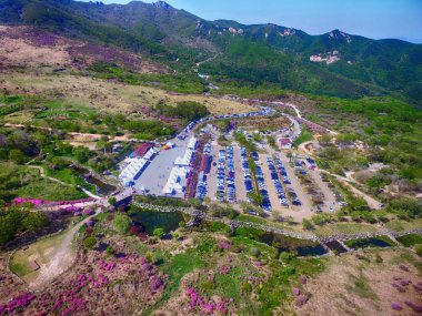 Hwangmae dağın, Güney Kore, Asya'nın peyzaj