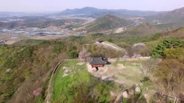 Geumseong Dağı Kalesi, Damyang, Jeonnam, Güney Kore, Asya.