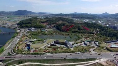 Suncheonman Körfezi Ulusal Bahçesi, Suncheon, Jeonnam, Güney Kore, Asya.