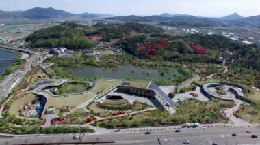 Suncheonman Körfezi Ulusal Bahçesi, Suncheon, Jeonnam, Güney Kore, Asya.