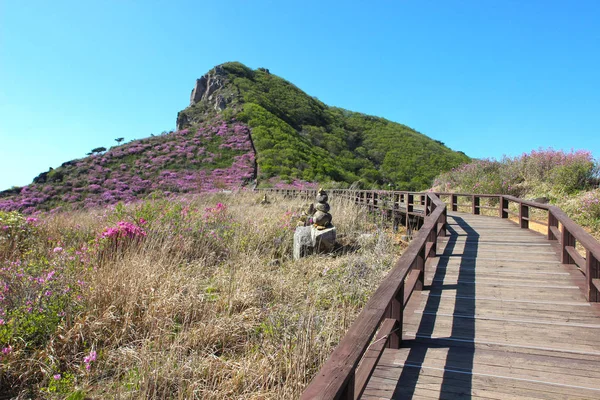 Aerial View of Hwangmaesan Mountain, Hapcheon, Gyeongnam, South Korea, Asia — Stock Photo, Image