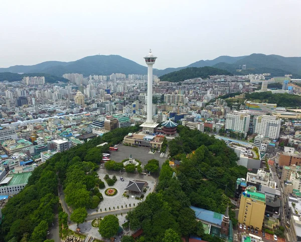 Aerial View of BusanTower, Busan, South Korea, Asia — 스톡 사진