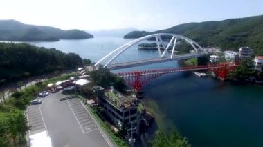 Jeodo Yeonyukgyo Köprüsü, Changwon, Gyeongnam, Güney Kore, Asya