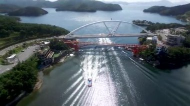 Jeodo Yeonyukgyo Köprüsü, Changwon, Gyeongnam, Güney Kore, Asya