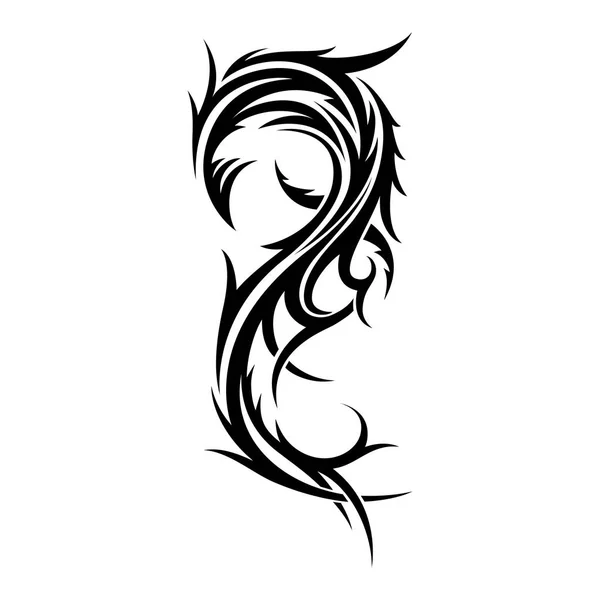 Modèle de conception de tatouage tribal abstrait . — Image vectorielle