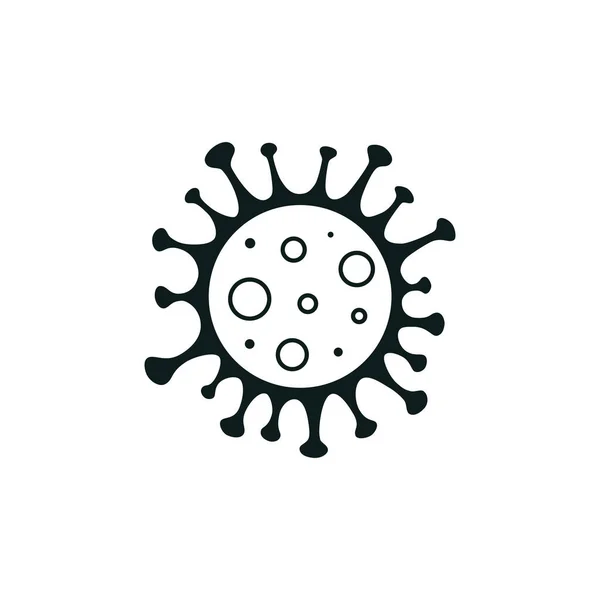 Ícone simples Coronavirus covid 19. Ilustração vetorial para seus projetos . —  Vetores de Stock