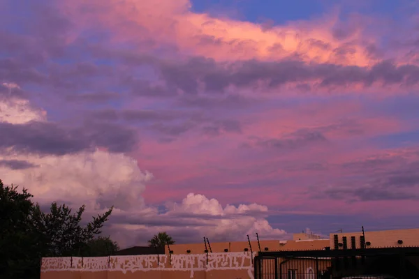 Colorido Cielo Nocturno Alberton Sudáfrica —  Fotos de Stock