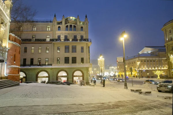 Гостиница "Метрополь" и другие здания - старая архитектура Москвы — стоковое фото