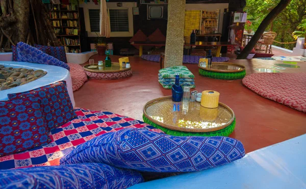 Café en un pequeño hotel en el sur de la India —  Fotos de Stock