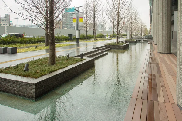 Όμορφος κήπος Nakanoshima στην Οσάκα. — Φωτογραφία Αρχείου