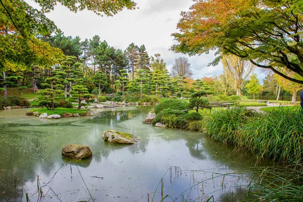 Awe Japanese Garden North Park Dusseldorf Alemanha — Fotografia de Stock