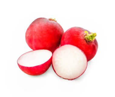 turp beyaz arkaplanda izole edildi 