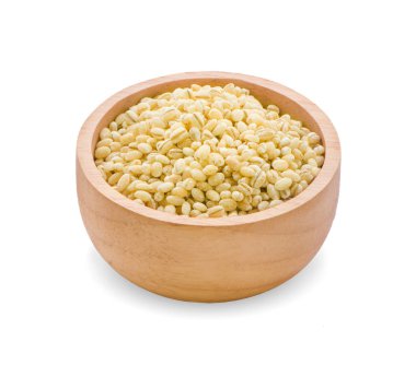 Beyaz arka plan üzerinde izole soya bakla