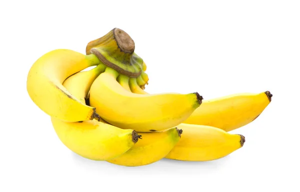 Банан на белом фоне — стоковое фото