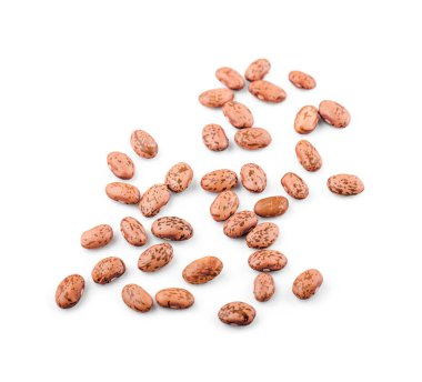 pinto fasulyeleri beyaz arkaplanda izole