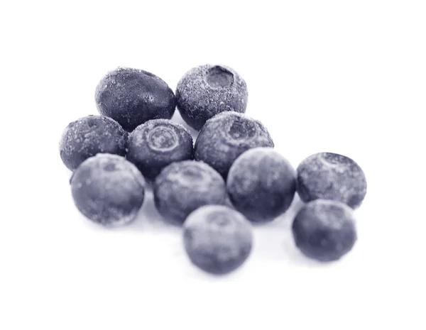 Frozen blueberry isolated on white background — Stock Photo, Image