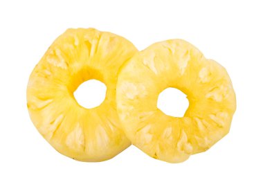 Beyaz arkaplan görünümünde ananas izole