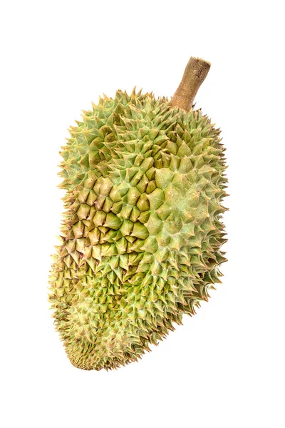 Durian Isolerad Vit Bakgrund — Stockfoto