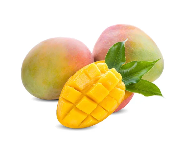 Mango Isolated White Background — Stock Photo, Image